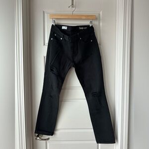 Gap Women’s Girlfriend Black Jeans